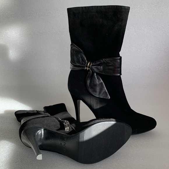 NEW Women’s Suede Boots High Heels. 37 Size (European) - 7 in US - Picture 6 of 11